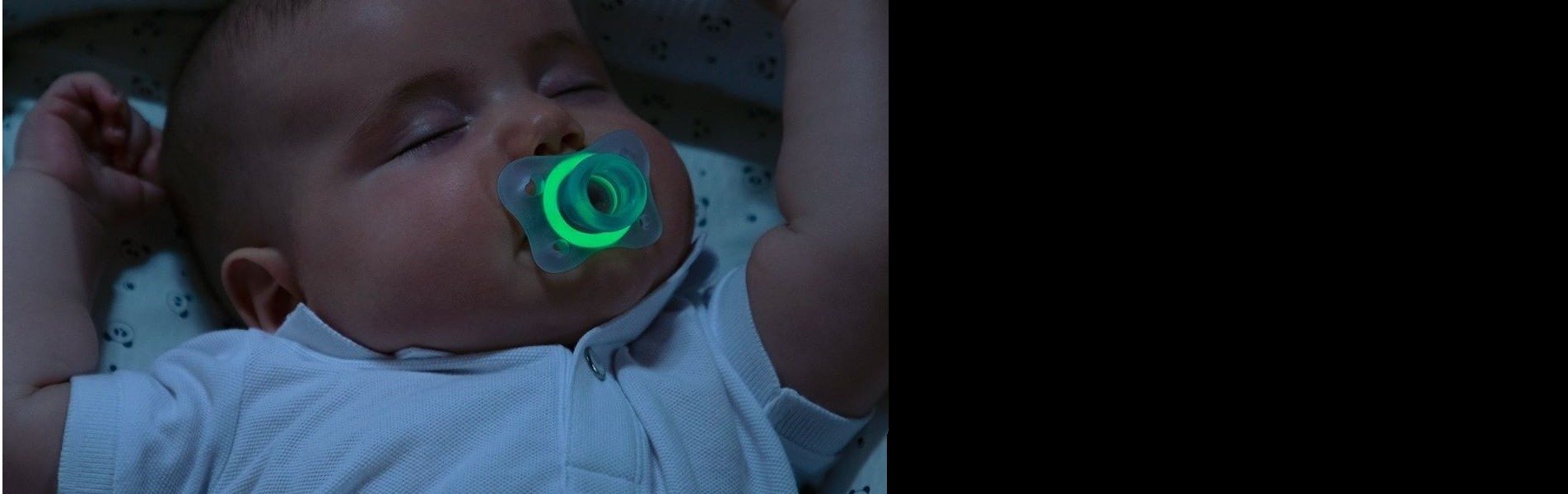Chupete Mini Sotf Luminoso Favorece la respiración fisiológica de tu bebé.