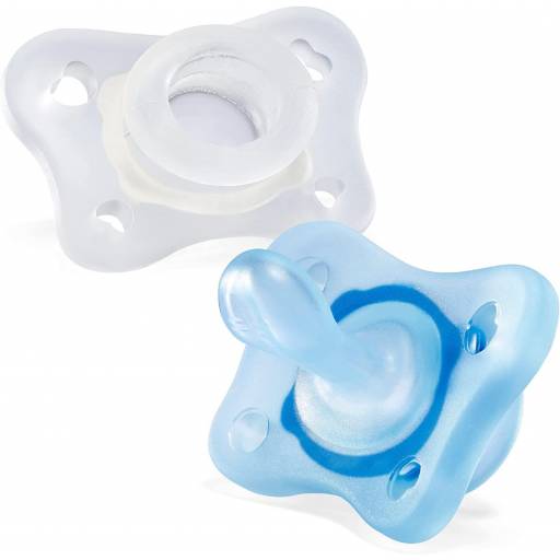 Chupete Mini Soft 0-2 M PhysioForma Celeste 2 pcs.