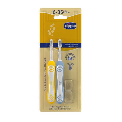 CEPILLO DE DIENTES PACK X 2 - INDIGO MUSTARD 6-36M