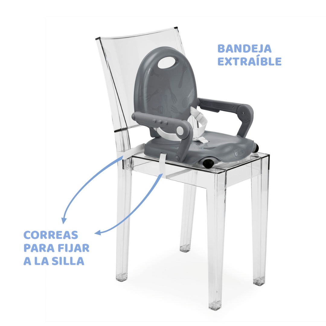 POCKET SNACK ASIENTO ELEVADOR DARK GREY Alimentación Sillas de comer