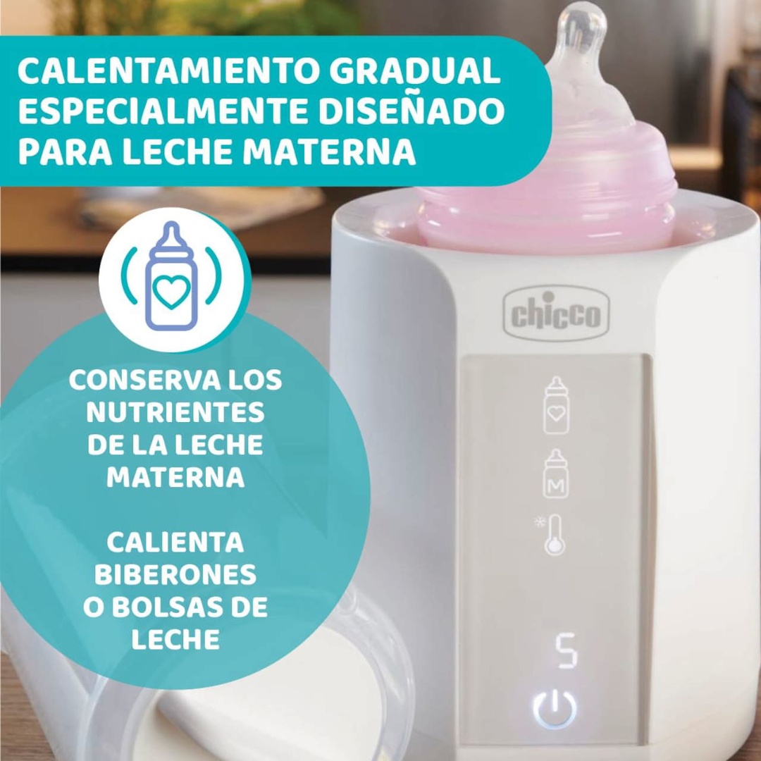 CALIENTABIBERONES CON ESTERILIZADOR CHICCO