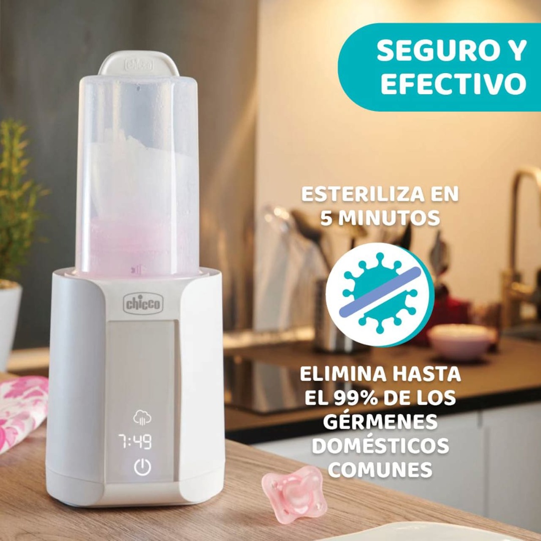 CALIENTA BIBERON + ESTERILIZADOR 220-240 V Lactancia Calienta biberones y  Esterilizadores