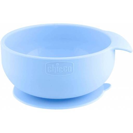 BOWL DE SILICONA CELESTE 6M+