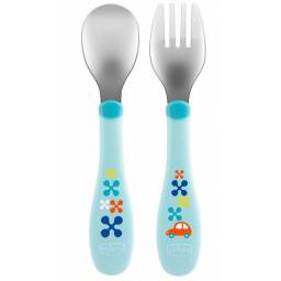 CUBIERTOS DE ACERO INOXIDABLE 18M+ NI�O