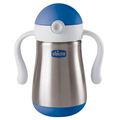 VASO INOX. AZUL